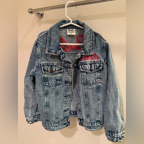 Blue Jean Barbie Jacket Girls Size Medium - Picture 2 of 7